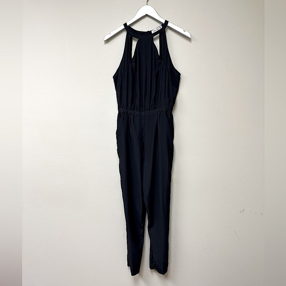 silence + noise Pants - Black Jumpsuit